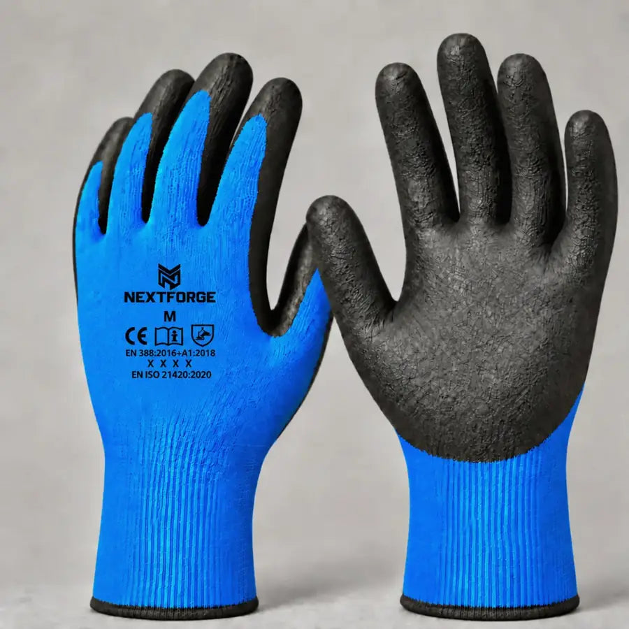 Blauwe NEXTFORGE werkhandschoenen